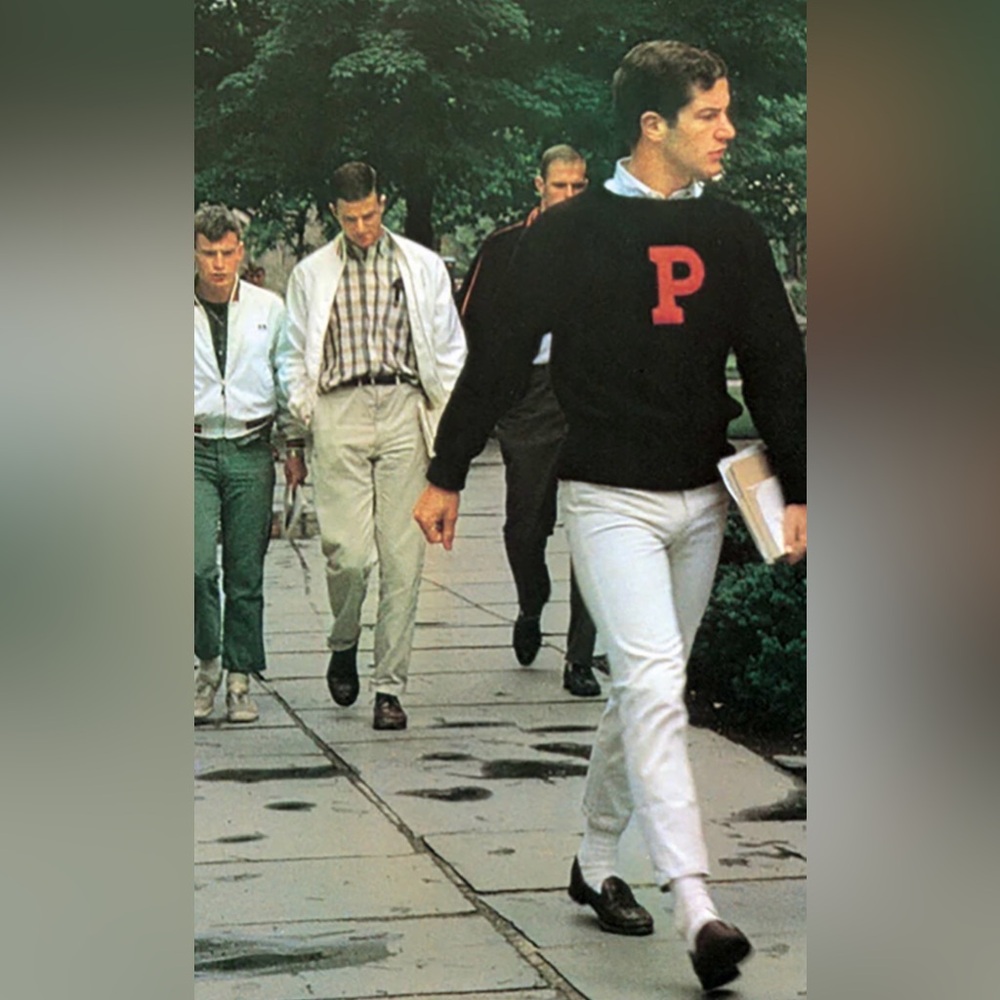 Rare 1950’s Princeton University Collegiate Wool Knit Sweater